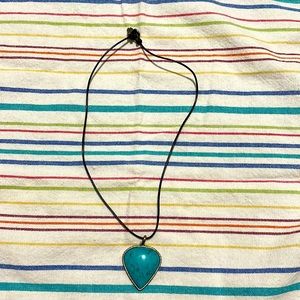 Lucky Brand Turquoise Pendant Necklace